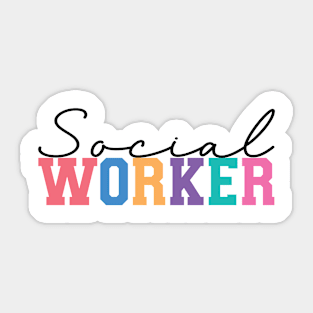 Social Worker Sticker